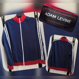 Adam Levine Blue and Red Track Jacket Size Small